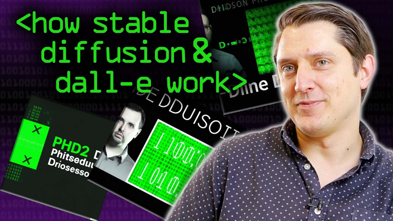 How AI Image Generators Work (Stable Diffusion / Dall-E) - Computerphile